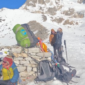 After Larkye Pass Manaslu Circuit trek